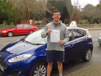 I managed to pass my driving test first time only having 2 minors.

Richard had a calm and concise approach throughout all my lessons, which I felt was reflected in my drive on examination day. As well as being very patient, he was attentive to my speed and mirror checking which ensured I didn’t fall into any bad habits. Richard was forever help...
