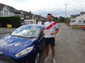 Having been recommended to me by a number of friends, Richard was an excellent driving instructor who massively helped me in becoming a confident driver and passing my test first time. Richard’s approach to teaching was highly personable and professional at all times, and made my experience of learning to drive very enjoyable. I would thoroughly ...