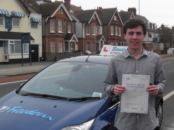 I would definitely recommend Richard, his sense of humour and calm nature allowed me to progress confidently as a driver. With his help I was able to pass first time on both the theory and the practical parts of the test. I was very lucky to have been introduced to him and have made sure my brother will have lessons with him in a few months time!
...